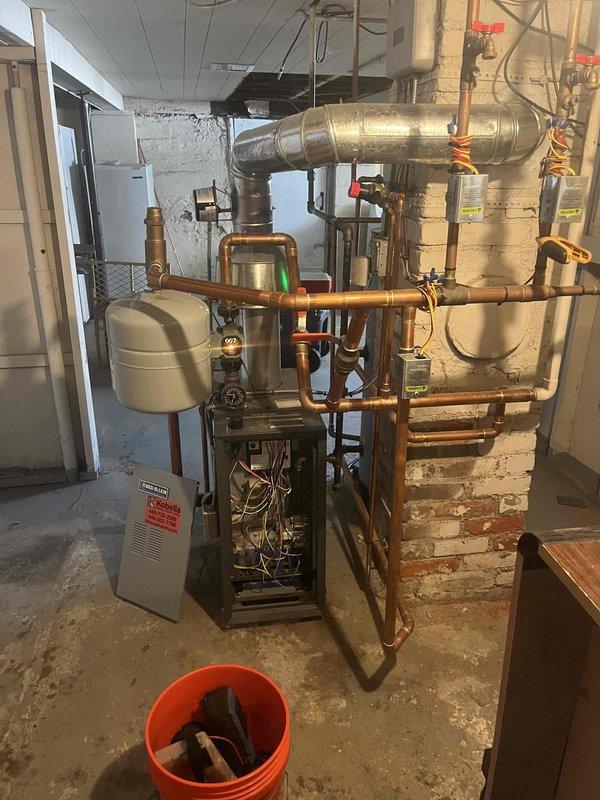 Responded to customer complaint of zone 2 heating not functioning properly after power outage. System inspection revealed zone control issue with the furnace unit. Reset zone controller and verified proper operation of dampers. Confirmed heat delivery to all zones and restored proper temperature regulation throughout the home. Unit is functioning normally with no further service required at this time.