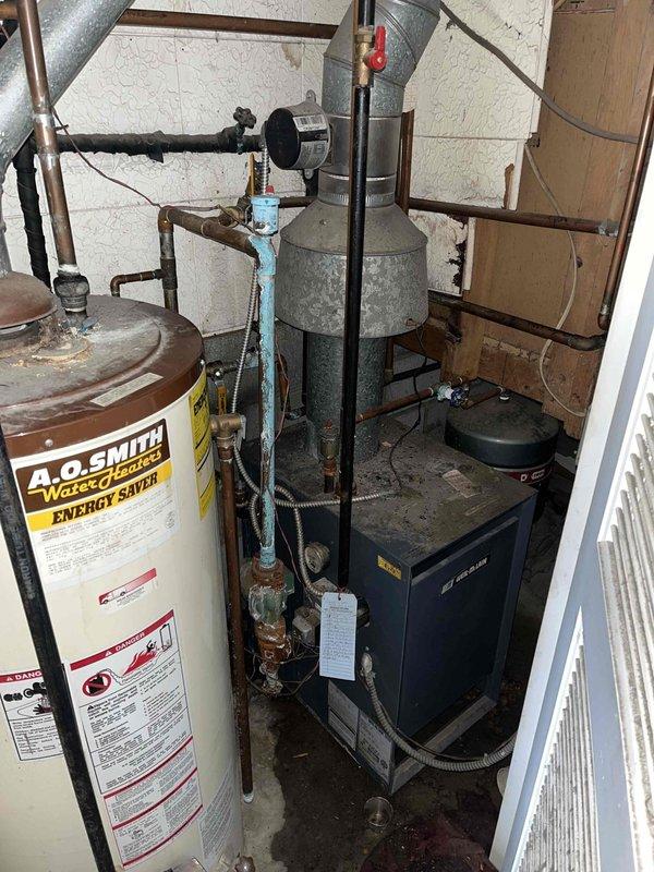 Responded to emergency call from Tracy Dulay regarding broken pipe. Upon arrival, found water had been shut off by customer to prevent further damage. Conducted inspection of the plumbing system, focusing on the mechanical room containing the A.O. Smith water heater and associated piping. Repaired burst pipe section, tested system integrity, and restored water service.