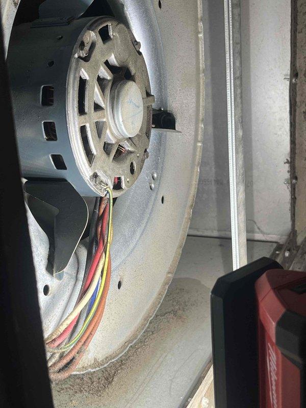 Diagnosed and repaired gas furnace exhibiting short cycling and humming noise. Inspection revealed electrical issues with the blower motor connections, which were showing signs of wear and corrosion. Cleaned terminals, restored proper electrical connections, and performed overdue maintenance (last service in 2008) to restore normal operation.