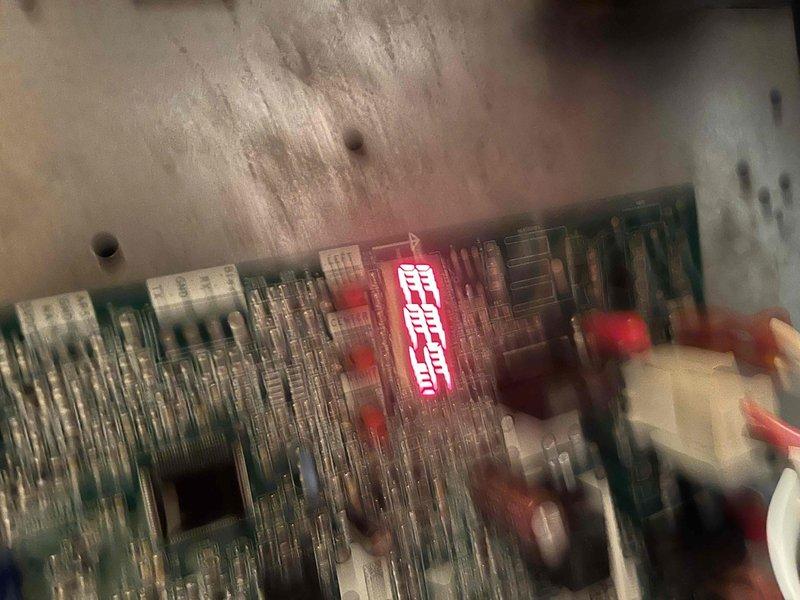 Responded to no heat complaint from customer Ty Elliot for 3-year-old system showing error message on thermostat. Inspection revealed faulty circuit board with LED error code illuminated. Removed and cleaned air filter which showed significant buildup. Replaced defective control board, reset system, and verified proper operation with normal heat output restored.