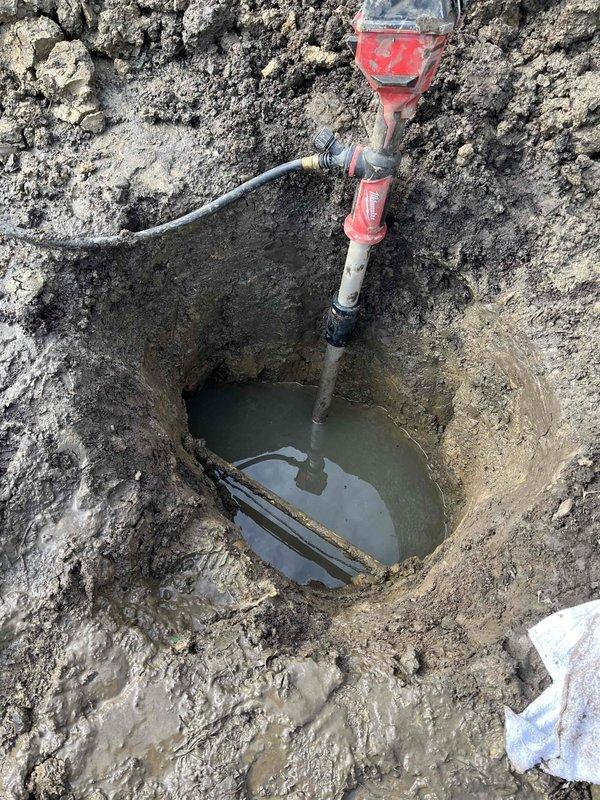 Successfully completed the spot repair by excavating the affected area and installing a clean-out access point. Connected a new PVC riser to the existing drain line, allowing for proper maintenance access as sold.