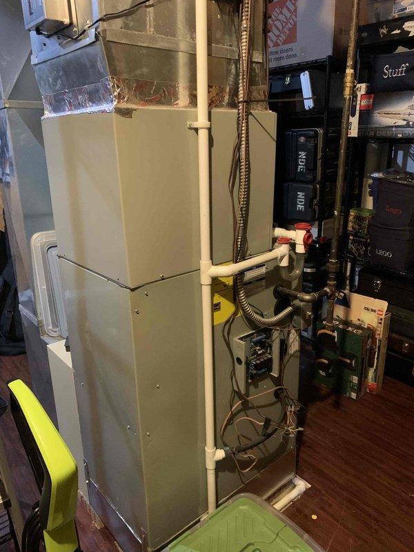 Completed filter replacement service on residential furnace system as requested. Inspected all components while access panel was open, verifying proper electrical connections and condition of internal components. Documented filter sizes for customer reference and ensured proper installation of new filters to maintain system efficiency.