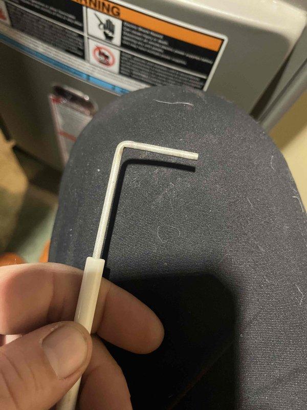 Completed routine air handler maintenance visit. Performed electrical resistance testing with Fieldpiece SC440 multimeter, obtaining 51.7 ohm reading. Accessed and inspected insulated refrigerant lines using hex key tool, confirmed proper insulation integrity with no visible damage.