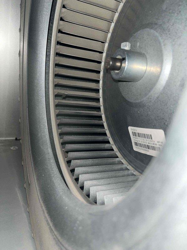 Performed standard furnace tune-up including inspection and cleaning of blower wheel assembly. Replaced air filter with new HDX filter to ensure proper airflow. Discussed options for addressing unheated room; recommended consultation with comfort specialist for potential system modification or zoning solution.