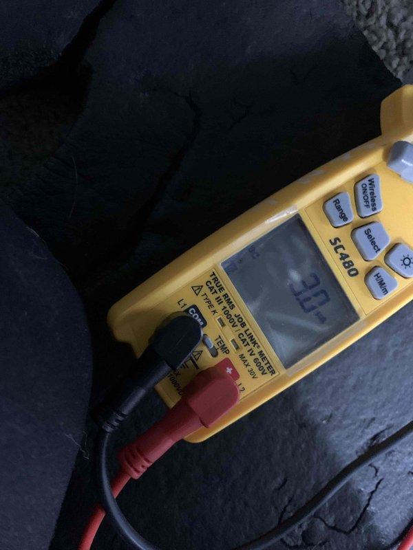 Performed comprehensive heating maintenance service on DZ system as part of recurring member visit. Conducted electrical diagnostics using Fieldpiece multimeter, verifying proper voltage readings (52.17V) across components. All connections were inspected and system operation verified to manufacturer specifications.