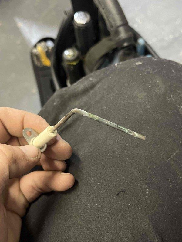 Returned to complete scheduled repair work to replace blower motor in HVAC unit. Accessed interior components, disconnected wiring, and removed existing motor using appropriate hand tools. Replacement motor was not available on-site; part has been ordered from RSC with expected arrival on 2/12. Customer was enrolled in maintenance plan during this service call.