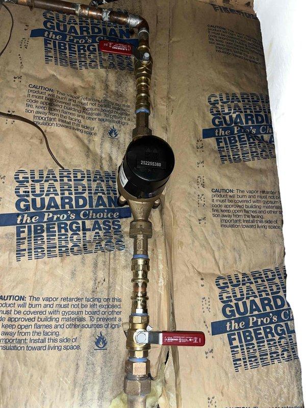Replaced main water shut off valve and repaired dishwasher hot water shut off valve under sink. Verified proper operation of all installed components with no leaks present at connections.