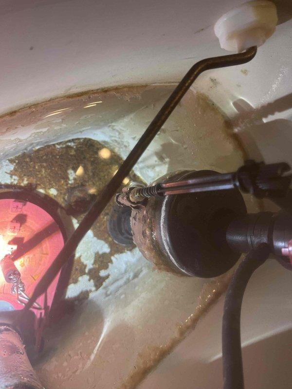 Responded to service call regarding water odor issue and broken component in purification system. Upon inspection, identified significant mineral buildup and corrosion in water treatment unit, with crystalline deposits accumulating in the filtration chamber. Replaced damaged purification component and performed system flush to address odor concerns.