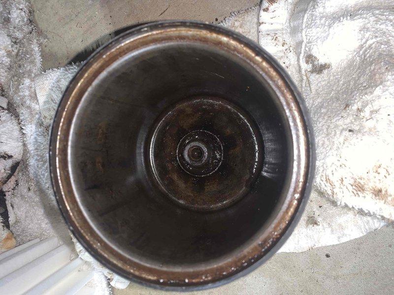 Performed scheduled 3-hour boiler maintenance visit for club member, including inspection of tank (confirmed full) and replacement of dual filtration system. Removed corroded gear component and cleaned significant rust accumulation from drain assembly to restore proper system function.