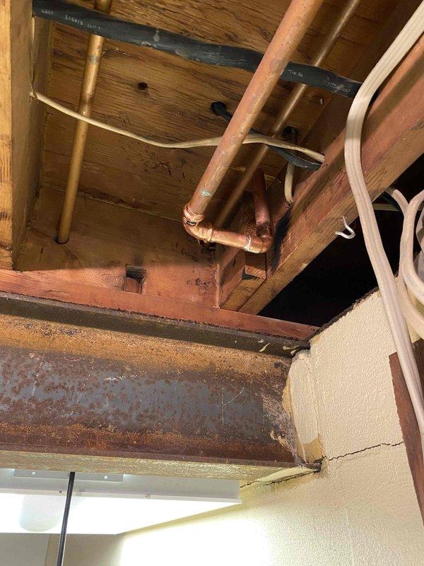 Successfully completed installation of a new boiler system with integrated circulation pump in basement utility area. Installed extensive copper piping network with appropriate valves and fittings, connecting to existing infrastructure and ventilation system. System was properly tagged, electrically connected, and photo documentation was taken of the completed installation and existing pipe configuration for service records.