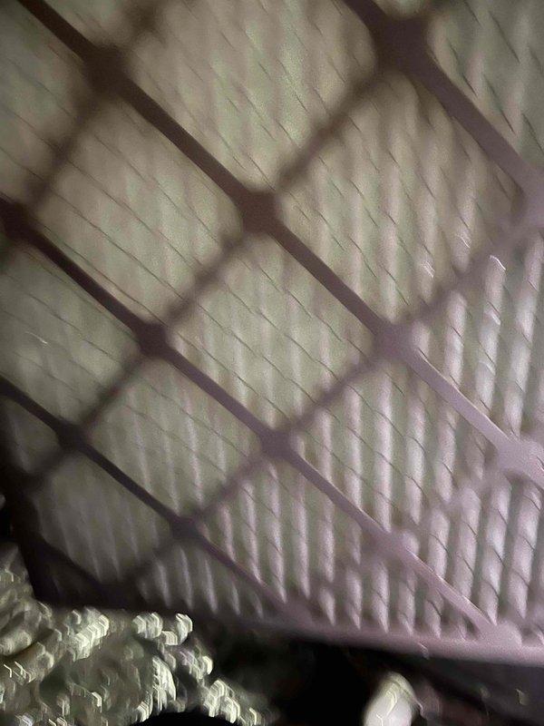 Diagnosed system malfunction where condenser unit was operational but air handler in attic failed to activate. Replaced dirty air filter (18X20X1) which was impeding proper airflow, and restored full system functionality.