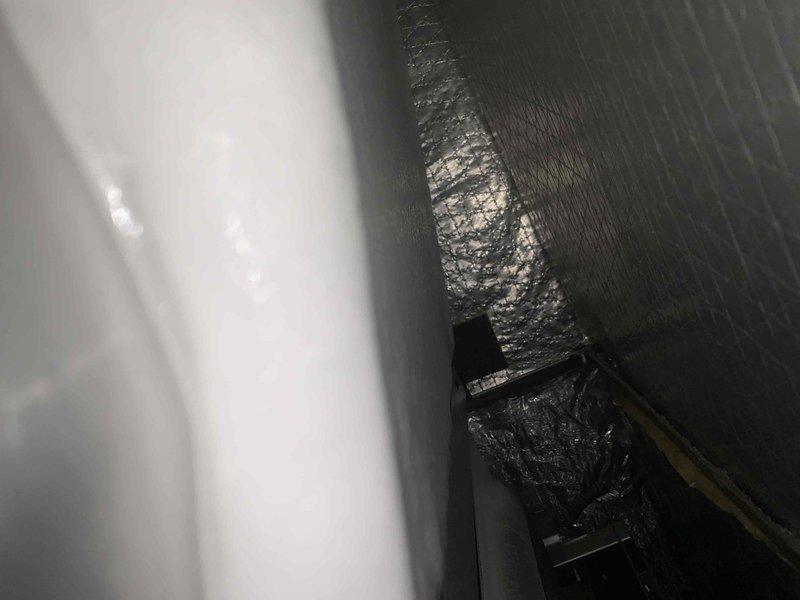 Responded to follow-up service call for 5-year-old AC system that was previously frozen and allowed to thaw overnight. Performed diagnostic inspection revealing clogged condensate drain line and dirty evaporator coil, which were cleared and cleaned to restore proper cooling function. System now operating within normal parameters with appropriate temperature differential.