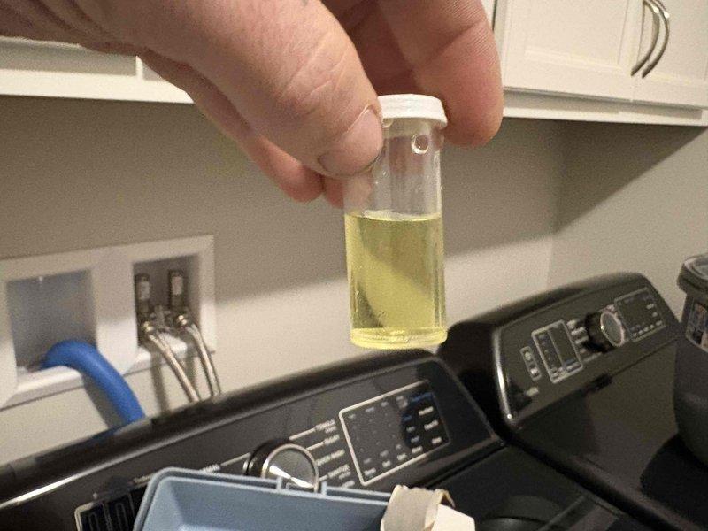 Conducted diagnostic assessment of reported kitchen sink drainage issue in six-year-old residence. Performed water quality testing using sample collection method to identify potential chemical composition affecting plumbing system. Inspected sink fixture, drain assembly, and under-sink plumbing components; resolved clog through appropriate intervention techniques to restore proper drainage functionality.