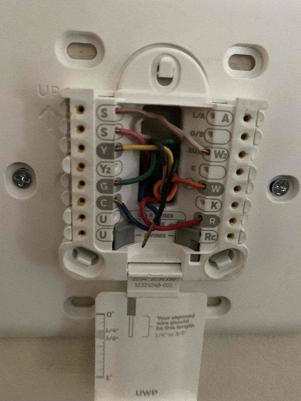 Responded to a no-heat call for a furnace under 10 years old with reported heat pump issues. Inspection revealed a significantly clogged air filter restricting proper airflow, and verified thermostat wiring connections were intact and properly configured. Replaced filter, reset system, and confirmed proper heating operation was restored.