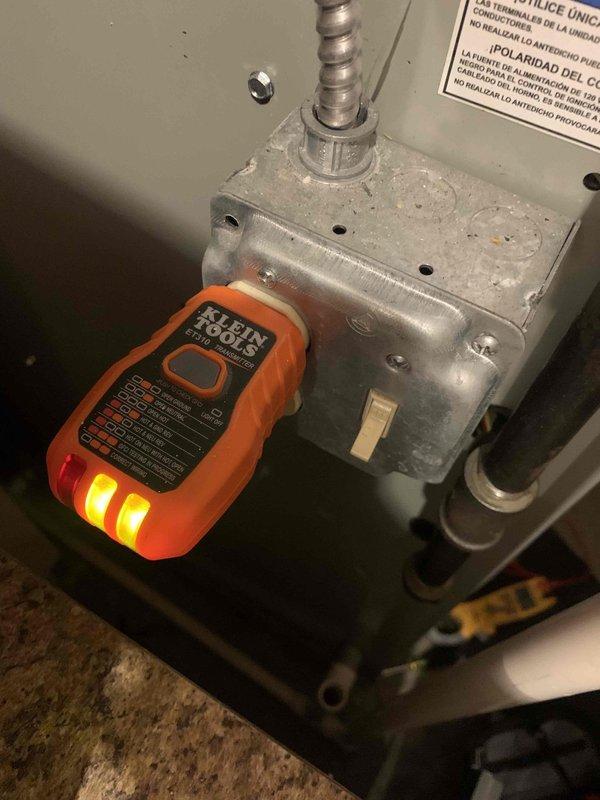 Responded to service call for 4-year-old furnace with reported burning plastic/resin smell that had shut down after fire department visit. Diagnostic testing revealed electrical issues affecting the blower motor (CM: 2025), with visible contamination on the blower wheel assembly. Performed electrical testing of junction box connections and restored system to proper operation after cleaning affected components.