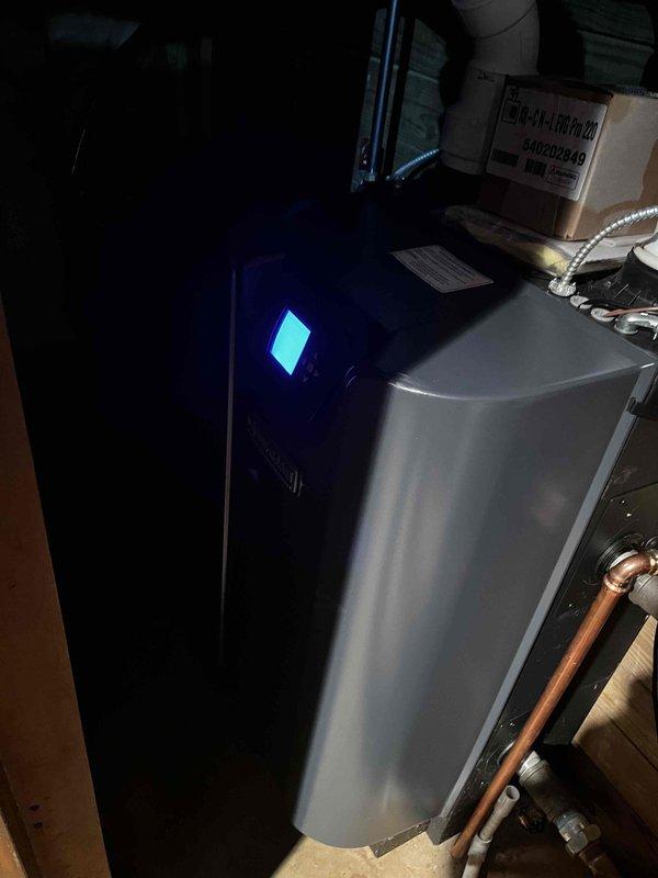 # Service Report: Boiler No Heat Complaint

Responded to no heat complaint on recently installed boiler that was not resolved during previous service visit. Upon arrival, performed comprehensive electrical diagnostics using multimeter and clamp meter to verify power supply and control circuit functionality. Inspected all electrical connections, wiring terminations, and junction points for proper installation and continuity. Evaluated boiler control board and digital display panel operation, confirming power to unit and proper voltage readings throughout system.

Examined copper piping connections and verified proper installation of supply and return lines. Tested boiler ignition sequence, flame sensor operation, and safety controls to identify fault preventing heat delivery. Corrected installation deficiencies and verified all electrical connections were properly secured and terminated per manufacturer specifications. Cycled unit through multiple heating cycles to confirm proper operat