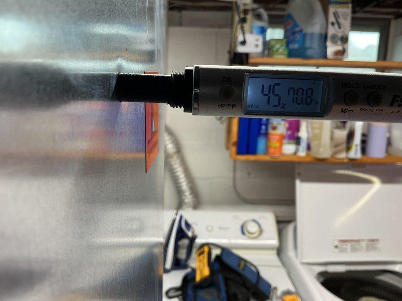 Performed seasonal cooling system startup and maintenance inspection for club member. Conducted comprehensive electrical diagnostics on outdoor condensing unit, measuring voltage and amperage at contactor terminals using digital multimeter to verify proper electrical operation. Tested system performance parameters including temperature differential across evaporator coil, recording measurement of 45.1°F at indoor air handler unit. Inspected all electrical connections, capacitor, and control wiring for proper operation and safety. System startup completed successfully with all components operating within manufacturer specifications.