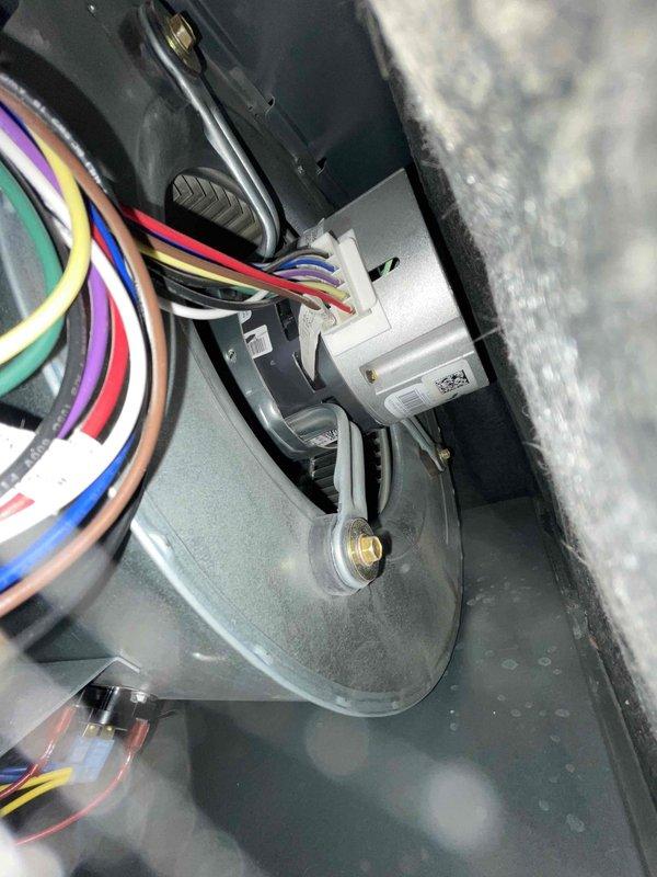 Completed cooling maintenance on residential HVAC system, including inspection of air handler components and replacement of air filter. Inspected blower motor assembly, electrical connections, and control wiring for proper operation. All system components found operating within normal parameters and unit left in proper working condition.