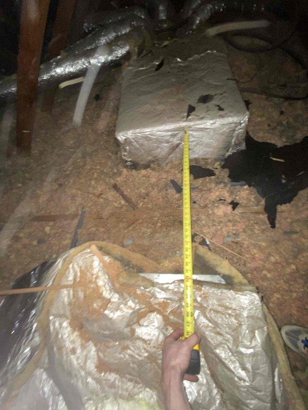 Conducted site assessment for air conditioning system replacement in property with existing electric furnace units in individual rooms. Evaluated attic space and ductwork configuration, taking measurements of existing flexible duct runs and supply registers to determine equipment specifications and installation requirements for cooling-only system to meet customer's needs.