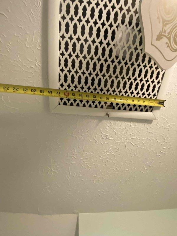 Conducted site assessment for air conditioning system replacement in property with existing electric furnace units in individual rooms. Evaluated attic space and ductwork configuration, taking measurements of existing flexible duct runs and supply registers to determine equipment specifications and installation requirements for cooling-only system to meet customer's needs.