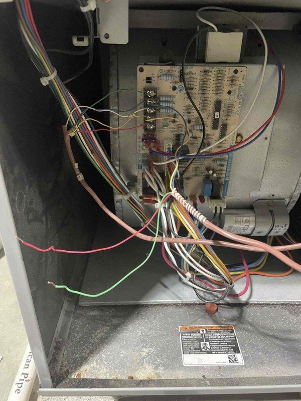Returned to complete inducer motor replacement that was previously sold and ordered from supplier with expedited shipping. Installed new inducer motor assembly, verified all electrical connections to control board and wiring harnesses, and tested system operation to ensure proper functionality.