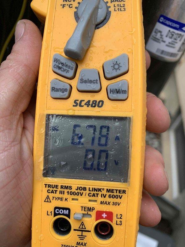 Completed routine cooling maintenance for club member. Performed comprehensive system inspection, checked electrical readings using digital multimeter showing 6.70 amp draw, verified proper operation of blower motor assemblies and control board, and documented equipment condition with photos. Renewed club membership for continued service coverage.
