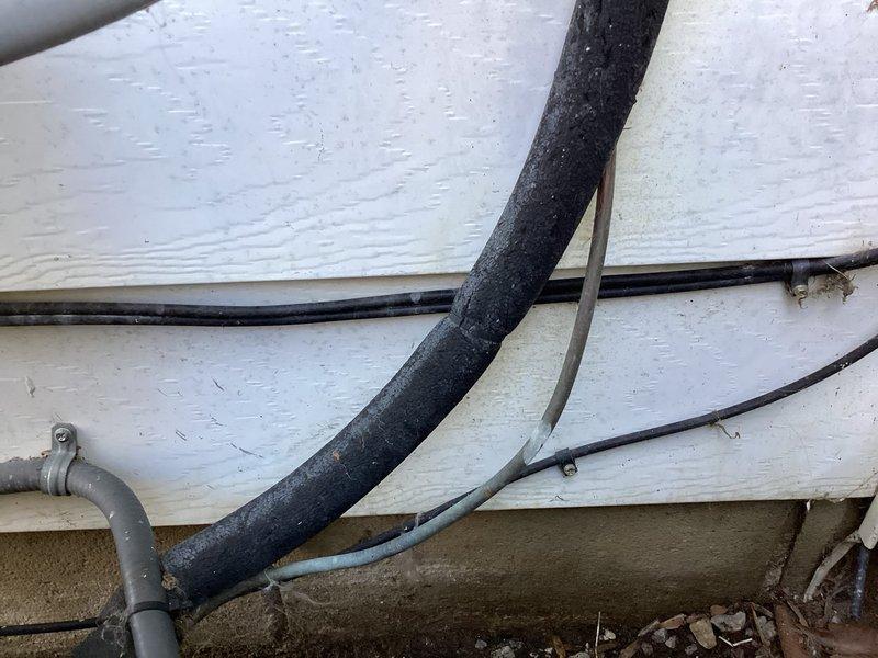 Conducted site evaluation for relocating air handler to new position. Assessed existing gas line routing, measured current pipe dimensions, and documented infrastructure conditions including joist clearances and existing utility lines to determine requirements for gas line modification and air handler repositioning.