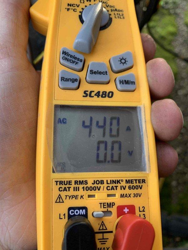 Performed routine cooling maintenance on Unico air handler system. Conducted electrical diagnostics using multimeter, verified system voltage at 440VAC. Inspected evaporator coil and internal components, noting significant dust and debris accumulation on heat exchanger surfaces and blower assembly requiring attention for optimal airflow and system efficiency.