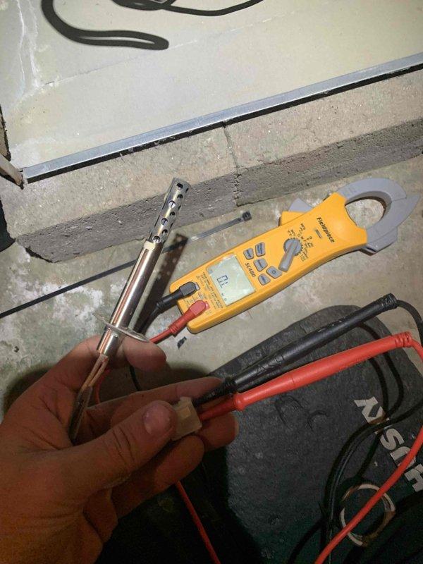 Responded to emergency no-heat call on furnace system. Upon arrival, performed comprehensive diagnostic testing using Fluke multimeter to assess electrical components and system functionality. Inspected blower motor assembly, internal wiring connections, and control board circuitry. Evaluated motor capacitor, transformer output, and verified proper voltage supply throughout the unit. Checked all wire terminations and electrical connectors for secure connections and signs of failure. Measured temperature differentials and assessed overall system operation to identify root cause of heating failure.