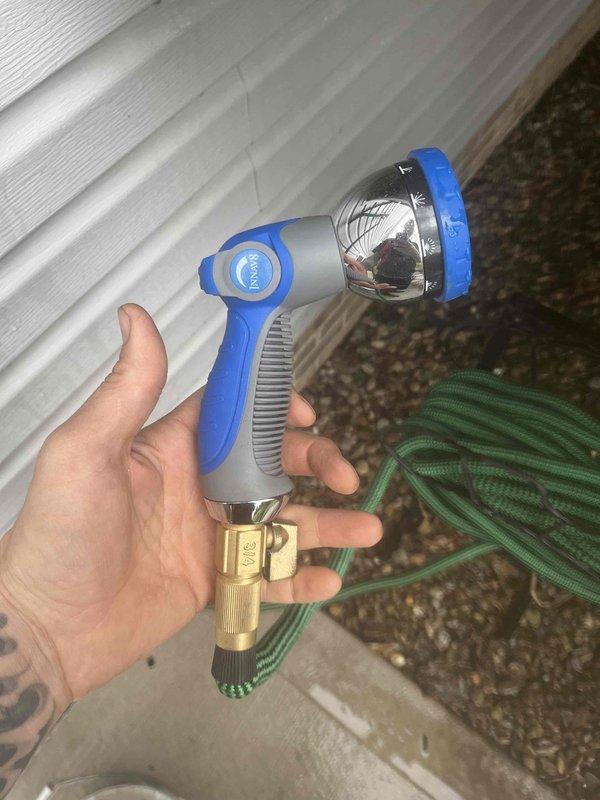Responded to service call for outdoor spigot installed previously that was leaking from the top valve assembly. Upon inspection, identified failed valve seat washer and worn control handle mechanism causing water to spray from the top of the fixture rather than flowing properly through the outlet. Disassembled the spigot valve body, removed deteriorated internal components, and replaced faulty valve seat and handle assembly with new parts. Tested the repaired spigot with hose attachment to verify proper water flow and confirmed no leakage from valve body or handle area. Unit now operates correctly with full shut-off capability restored.