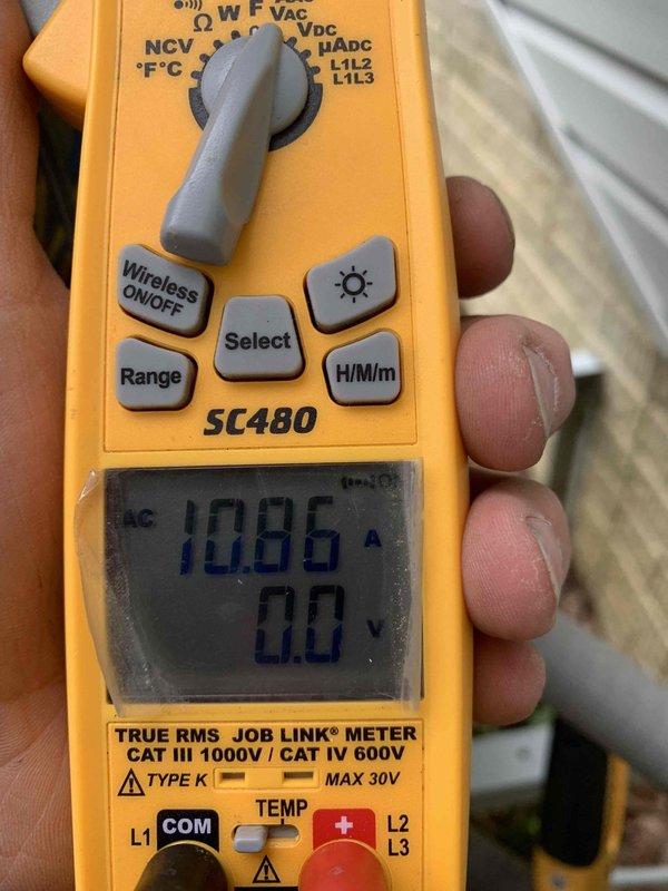 Completed cooling maintenance club visit on outdoor air conditioning condenser unit. Performed comprehensive system inspection including electrical diagnostics with multimeter, recording voltage and amperage readings to verify proper compressor operation. Removed and cleaned condenser coils, checked refrigerant lines and connections, and ensured all mechanical components were functioning within manufacturer specifications for optimal cooling performance.