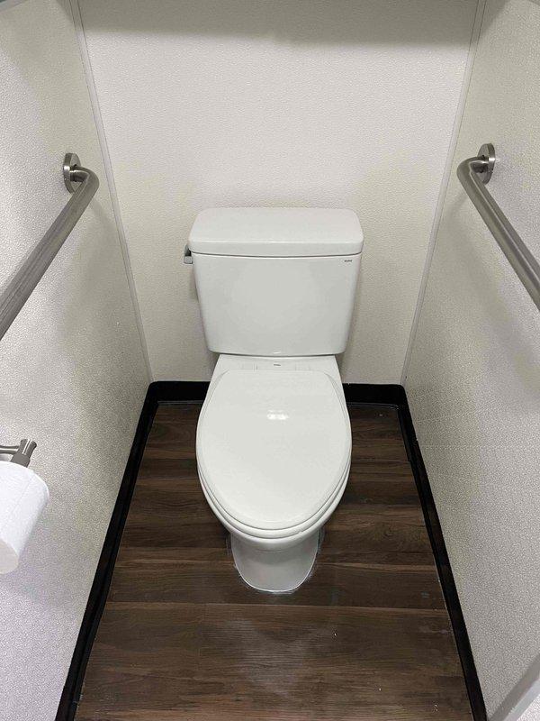 Responded to service call for toilet not flushing properly with missing mounting bolt. Upon inspection, confirmed toilet tank-to-bowl bolt was missing, causing instability and affecting flush mechanism performance. Reset and secured toilet to restore proper function and stability. Verified water supply connection and tested flush operation to ensure complete resolution.