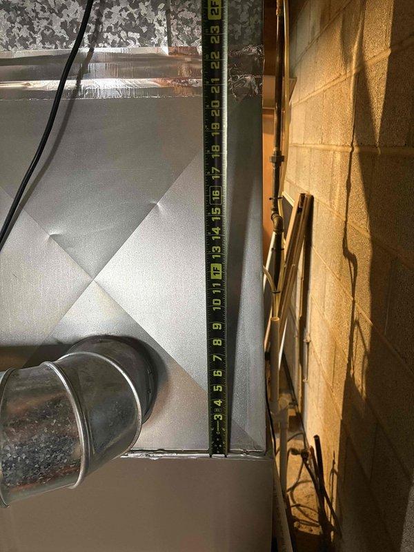 Completed HVAC estimate for air conditioning system addition to existing property with gas furnace less than 10 years old. Assessed attic space and basement utility area for new air handler installation, evaluating existing ductwork configuration, electrical wiring pathways, and structural framing to determine optimal equipment placement and integration requirements. Documented current infrastructure conditions including metallic supply ducts, electrical conduit routing, and available clearances for new AC system components.