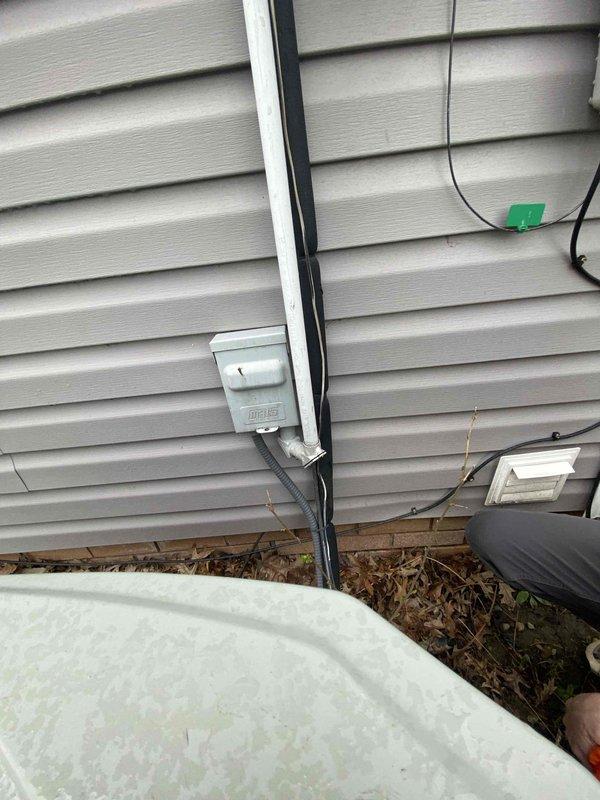 Responded to service call for air conditioning system not cooling properly, with thermostat set to cool but only circulating ambient air. Upon inspection, determined system was dead on refrigerant, indicating a significant leak in the approximately two-year-old unit. After evaluating the extent of the refrigerant loss and assessing the overall condition of the HVAC system, provided comprehensive estimate for complete air conditioning replacement, as well as a combination furnace and air conditioning system replacement option to address both heating and cooling needs.