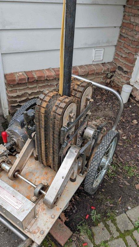 Responded to no water condition at residential property and diagnosed failed submersible well pump. Extracted existing pump from well using specialized equipment and dolly system, then installed new replacement submersible pump unit with brass fittings and electrical connections. Tested system operation to confirm proper water flow restoration and left property with full water service restored.