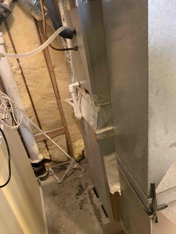 Completed comprehensive air conditioning tune-up on residential split system that experienced performance issues during previous cooling season. Performed standard maintenance procedures on both indoor air handler unit and outdoor condensing unit, including inspection of electrical connections, refrigerant lines, and drainage systems. All components were evaluated and system is now operating within manufacturer specifications for optimal cooling performance.