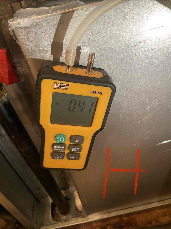 Completed installation of Coleman downflow furnace system in closet space with new roof jack penetration for venting. Reinstalled existing R-410A evaporator coil and connected to new furnace unit, verified proper airflow measurements and system pressures, and confirmed all gas connections, electrical wiring, and condensate drainage were properly installed and operational per manufacturer specifications.