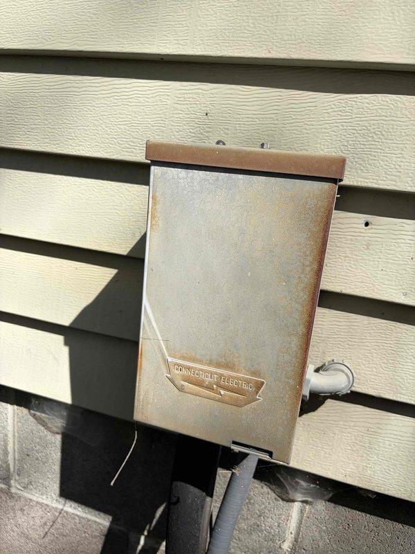 Completed comprehensive AC tune-up on 10+ year old system operating within normal parameters. Performed electrical diagnostics using digital multimeter, verified proper voltage readings at control board and measured system amperage. Inspected exterior disconnect box, conduit connections, and all electrical components for safe operation.