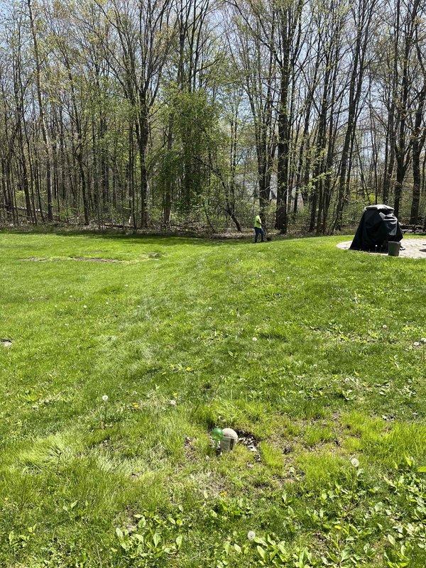 Responded to service call for main drain cleanout consultation. Customer requested assistance with adding a second cleanout access point to the existing drainage system but was unable to locate the underground pipe routing. Conducted site assessment of the backyard property to evaluate potential cleanout installation locations and determine pipe positioning. Documented existing yard conditions and terrain features that may affect underground plumbing line identification and future excavation work.