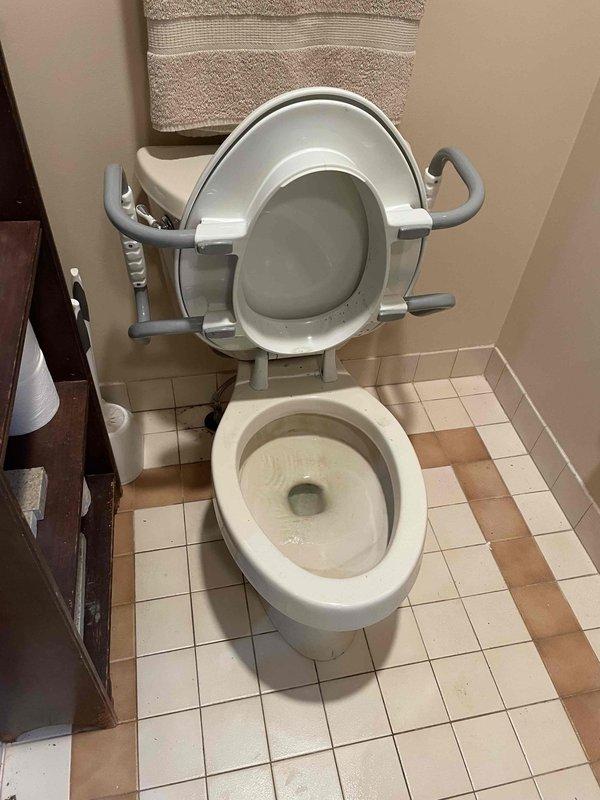 Responded to clogged toilet caused by foreign object obstruction. Upon arrival, customer reported a plastic disk had been flushed down the toilet. Successfully removed the obstruction and restored proper drainage function. Toilet tested and confirmed operational upon completion of service.