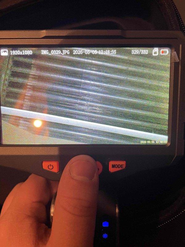 Completed scheduled HVAC maintenance club visit with comprehensive system inspection. Utilized digital multimeter to verify electrical readings and performed internal component inspection with borescope camera to assess heat exchanger condition and ensure proper airflow through coil assembly. All measurements within normal operating parameters and equipment functioning as designed.