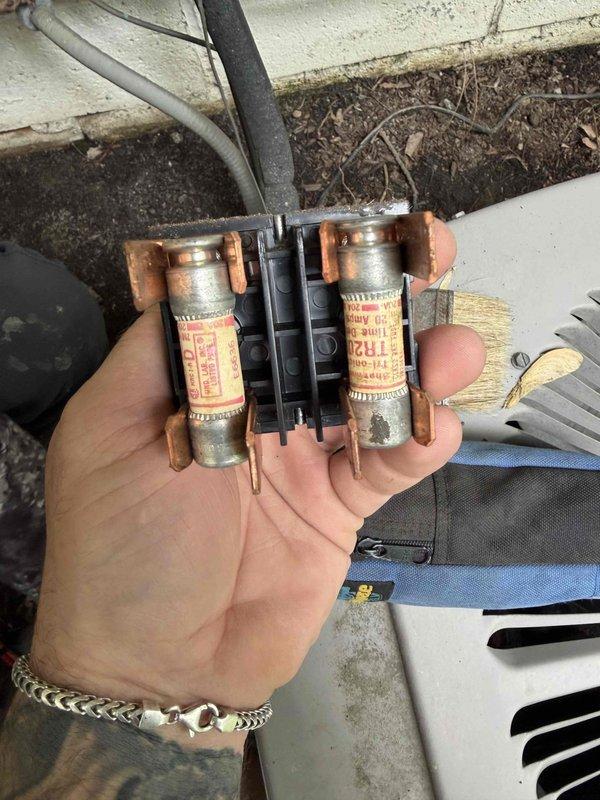 Completed cooling maintenance and club membership enrollment. Performed electrical diagnostics using digital multimeter to verify system operation and tested dual fuse assembly for proper amperage and continuity. All components inspected and found operating within normal parameters.