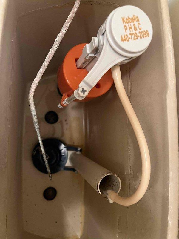 Responded to severely leaking toilet requiring immediate attention. Upon arrival, inspected toilet tank components and identified failed flapper valve and compromised flush valve assembly as primary sources of water loss. Replaced defective flapper valve and associated hardware, ensuring proper seal and chain adjustment. Tested flush mechanism for proper operation and verified all connections were secure with no active leaks. Advised customer that water supply to house could be restored safely following repairs.