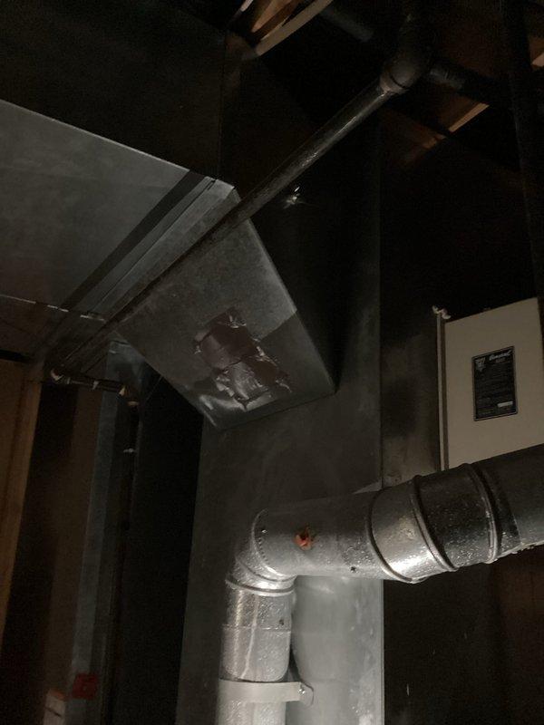 Evaluated existing HVAC system in basement mechanical room for replacement options. Assessed current furnace unit, ductwork configuration, and overall system layout to provide comprehensive replacement estimate. Documented equipment conditions and spatial constraints for proper sizing and installation planning of new system.