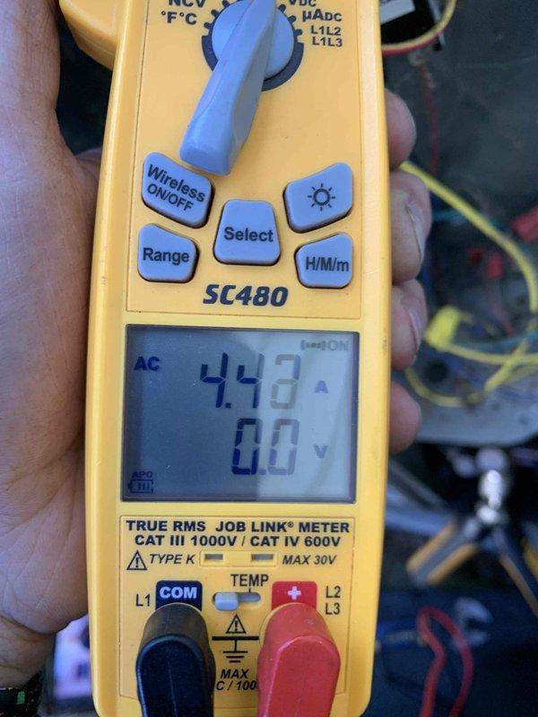 Completed comprehensive AC tune-up on 20-year-old cooling system for recent homeowner. Performed full system diagnostics including electrical measurements with multimeter, verified amp draw and voltage readings within acceptable parameters, and inspected condenser coil condition. All components operating properly with no immediate concerns identified; customer expressed interest in enrolling in ongoing maintenance program for continued system reliability.
