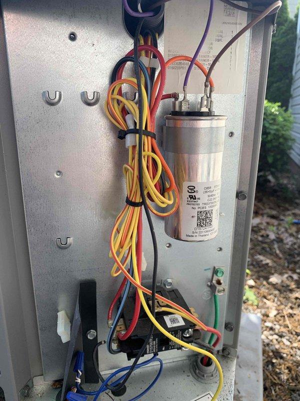 Returned to site to complete thermostat application setup in AZ system. Successfully configured and tested wireless connectivity, verified proper communication between thermostat and HVAC equipment, and confirmed all temperature control functions operational.