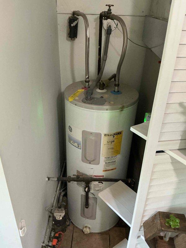 Responded to emergency water line break located directly behind exterior hose spigot that had been previously serviced. Upon arrival, identified failed water line connection in proximity to wall-mounted spigot assembly. Performed necessary repairs to stop active leak and restore water service to the property. Customer postponed previously scheduled water heater replacement to prioritize this urgent repair work.