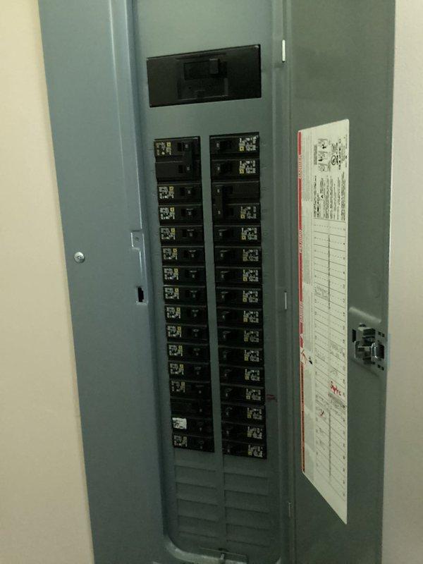 Completed estimate for mini-split installation in lower level basement area. Assessed electrical panel capacity and determined suitable location for new dedicated circuit breaker, evaluated unfinished basement space with exposed joists and brick walls for optimal indoor unit placement and refrigerant line routing.