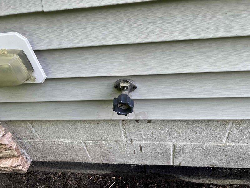 Responded to service call for four leaking outdoor faucets requiring repair. Upon inspection, identified worn hose bibs with deteriorated washers and seals causing water leakage at multiple exterior locations around the property. Replaced defective components on all four outdoor spigots, including installation of new compression washers, packing materials, and valve stems as needed. Verified proper shutoff function and tested each unit under full water pressure to confirm complete elimination of leaks. All outdoor faucets now operating correctly with no water loss.