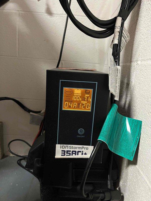 Responded to service call for non-operational sump pump system. Upon inspection, diagnosed and replaced failed sump pump unit with ionStormPro 35ACi+ model featuring digital LCD display for system monitoring and battery backup capability. Installed new pump assembly, verified proper float switch operation, tested discharge line for adequate flow, and confirmed system functionality at 100% capacity. Additionally, repaired multiple leaking faucets throughout the property by replacing worn washers and valve seats. All systems tested and operational upon completion.